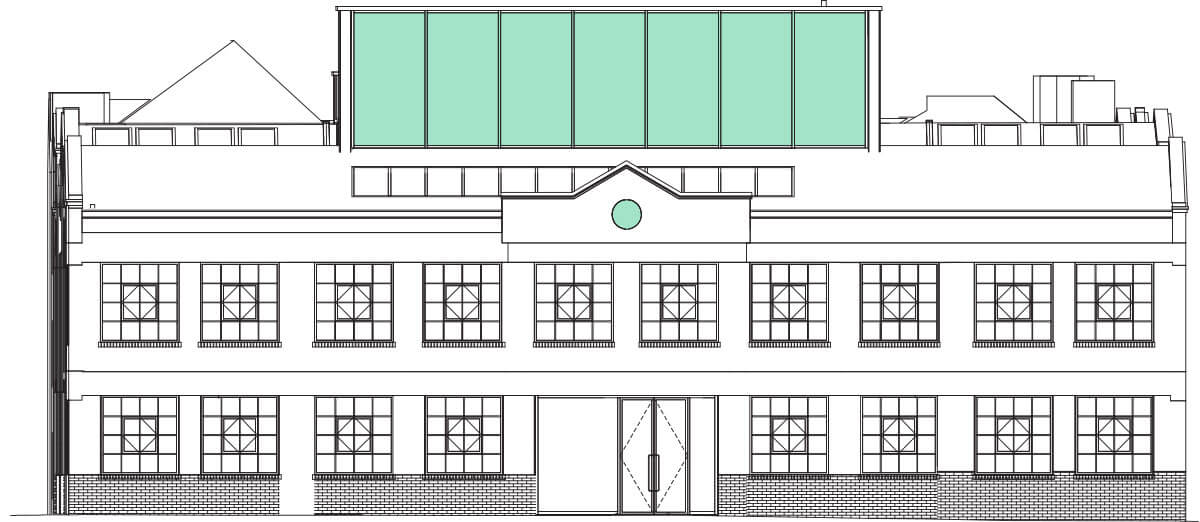 SODA elevation roof terrace